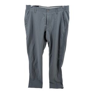 NEW Under Armour Men's Straight Fit Golf Pants Gray 36x34 UA Tech Chino